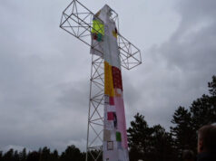 La grande Croce della Pace a Montevenere