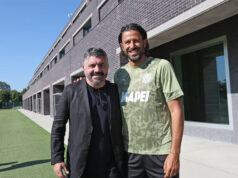 Il CT azzurro Gennaro Gattuso visita il Mapei Football Center