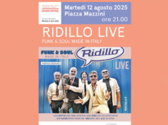 Ridillo live: funk, soul e “poesie orecchiabili” in concerto a Guastalla
