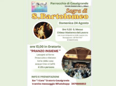 Domenica 24 agosto la Sagra di San Bartolomeo, Santo Patrono di Casalgrande