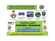 ‘Puliamo Boglioni’, sabato 6 settembre nell’omonima frazione di Casalgrande