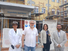 Castelnovo Monti: il sindaco Ferrari e la consigliera regionale Fornili visitano i cantieri dell’Ospedale Sant’Anna
