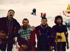 I Vigili del fuoco ricordano i colleghi morti tragicamente sul Gran Zebrù