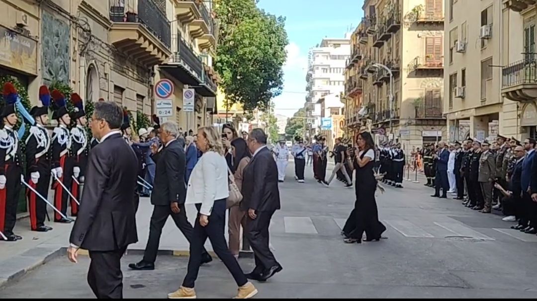 Palermo ricorda il generale Dalla Chiesa, presente Piantedosi