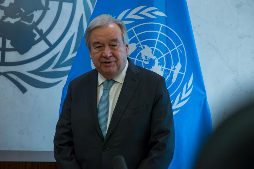 Guterres “Leader mondiali devono agire per la pace”