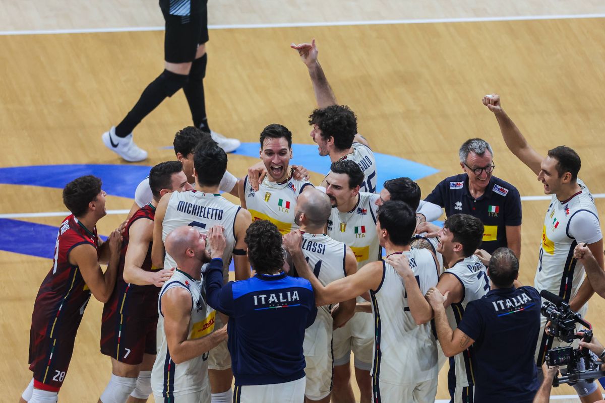 Azzurri in semifinale ai Mondiali di volley, 3-0 al Belgio