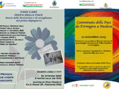 Memoria, arte, dialogo e partecipazione: dal 20 al 21 settembre a Formigine un “Weekend di Pace” aperto a tutta la cittadinanza