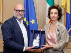 Incontro in Municipio tra il Sindaco di Modena e Audrey Azoulay, direttrice generale UNESCO