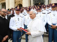 Papa Leone XIV incontra gli allievi ufficiali del 206° corso “Dignità” dell’Accademia Militare