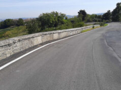 Castelvetro, cedimento di un tratto di versante