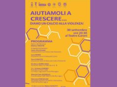 “Aiutiamoli a crescere…diamo un calcio alla violenza”, il 30 settembre al Teatro Carani di Sassuolo