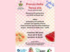 Il 14 settembre a Casalgrande il “Pranzo della terza età”
