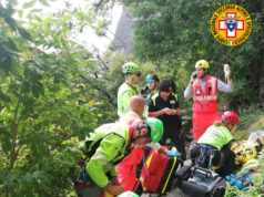 Donna cade sulla Pietra di Bismantova