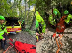 Scivola durante una escursione nel parco dei sassi di Rocca Malatina, soccorsa dal Saer
