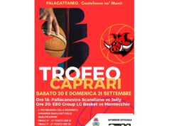 Sabato e domenica a Castelnovo Monti il torneo di basket Memorial Caprari