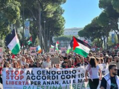 Migliaia di persone in corteo a Roma per Gaza
