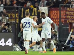 Basta Bonny, l’Inter batte la Roma all’Olimpico 1-0