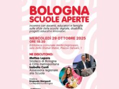 Bologna Scuole Aperte: mercoledì 29 incontro con il sindaco Lepore e l’assessora regionale Conti