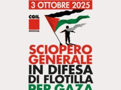 Venerdì 3 ottobre sciopero generale CGIL in difesa di Flotilla, dei valori Costituzionali e per Gaza