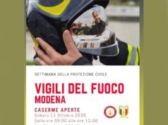Vigili del fuoco di Modena, caserma aperta sabato 11 ottobre