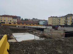 Parking Multipiano di via Pia: parte la nuova fase col montaggio dei prefabbricati della struttura