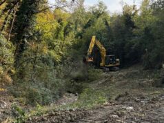 Casalgrande, attività di manutenzione dei torrenti Rio Medici e Rio Rocca