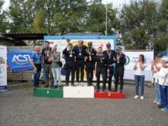 La squadra della Polizia locale di Modena sul podio del Campionato italiano di tiro