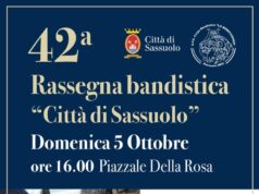 Domenica pomeriggio 5 ottobre la 42a Rassegna bandistica “Città di Sassuolo”