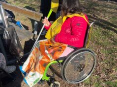 Plogging al parco Amico con i ragazzi dei centri diurni per diversamente abili