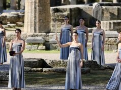 Accesa a Olimpia la fiamma olimpica di Milano Cortina 2026