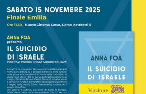 Anna Foa a Finale Emilia con il suo “Il suicidio di Israele”