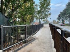 Terminati i lavori sul Ponte Quaderna per il completamento della pista ciclopedonale tra Osteria Grande e Ozzano Emilia