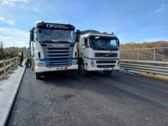 Eseguite le prove di carico del ponte Rio Torto, lungo la SS12 a Serramazzoni