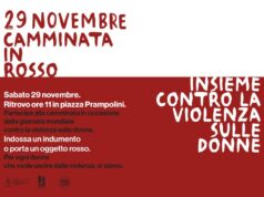 Sabato 29 novembre a Reggio Emilia “la camminata in rosso” contro la violenza maschile sulle donne