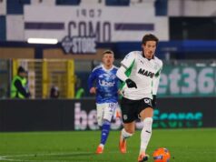 Sconfitta per 2 a 0 del Sassuolo sul campo del Como