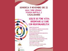 Domenica 9 novembre, in Sala Espositiva ‘Gino Strada’ a Casalgrande il convegno sulle cure palliative