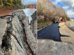 A meno di un mese dal cedimento, la Provincia riapre la SP 91 a Vaglie di Ventasso