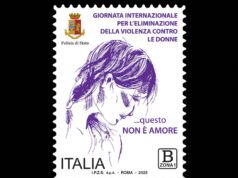 Eissione francobollo Giornata internazionale per l’eliminazione della violenza contro le donne