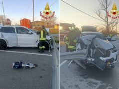 Carpi, si schianta contro il guard-rail con il SUV. Non è grave