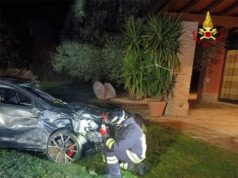 Auto fuori strada a Coviolo di Reggio, grave un giovane