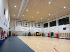 Luce nuova alla palestra San Giovanni di Novellara