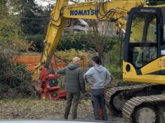 Sopralluogo del Sindaco ai lavori di messa in sicurezza del Rio Brugnola a Villalunga