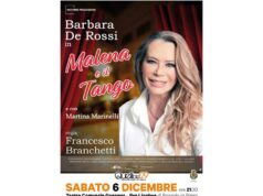 Sabato al Teatro di Bagnolo in Piano “Malena e il tango” con Barbara De Rossi
