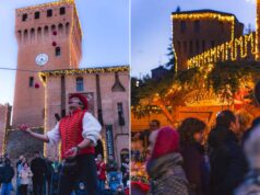 Natale a Formigine, domenica mattina l’attesa discesa di Babbo Natale dalla torre del Castello