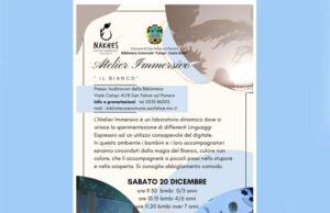 Atelier immersivo “Il bianco” sabato in biblioteca a San Felice sul Panaro