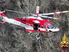 Scivola durante una escursione alle cascate del Golfarone, recuperata dai Vigili del fuoco