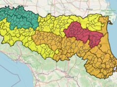 Domani, 25 dicembre, allerta rossa per criticità idraulica nella pianura bolognese, ferrarese e ravennate