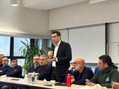 Il presidente della Regione Michele De Pascale incontra i lavoratori della Gaggio Tech