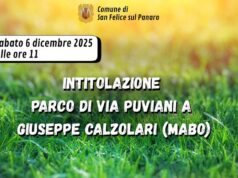 Proseguono a San Felice le intitolazioni del parchi cittadini