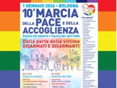 Bologna: Marcia della pace, giovedì 1 gennaio appuntamento alle 14.45 in piazza VIII Agosto